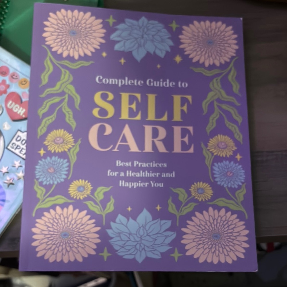 Purple Self Care Guide Journal